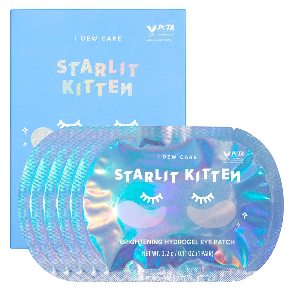 DEW CARE STARLIT KITTEN BRIGHTENING HYDROGEL EYE PATCH